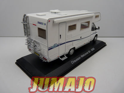 CC50 1/43 camping cars hachettes IXO : Ford Transit Chausson Welcome 30 2000