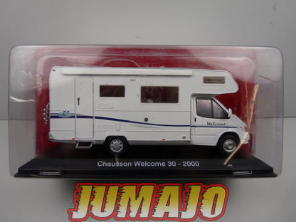 CC50 1/43 camping cars hachettes IXO : Ford Transit Chausson Welcome 30 2000