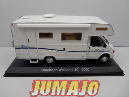 CC50 1/43 camping cars hachettes IXO : Ford Transit Chausson Welcome 30 2000