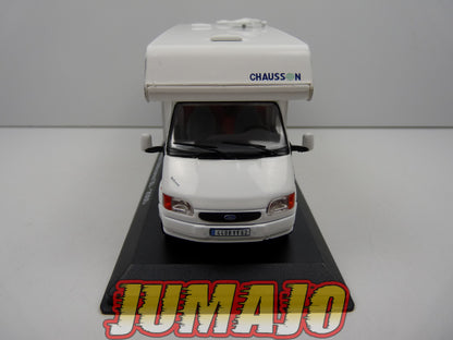 CC50 1/43 camping cars hachettes IXO : Ford Transit Chausson Welcome 30 2000