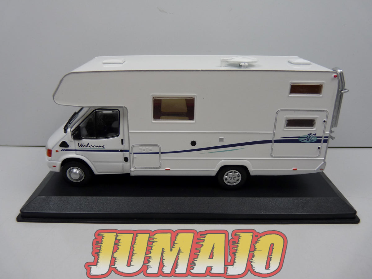 CC50 1/43 camping cars hachettes IXO : Ford Transit Chausson Welcome 30 2000