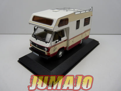 CC58 1/43 camping cars hachettes IXO : Volkswagen T3 Karmann Gipsy 1988