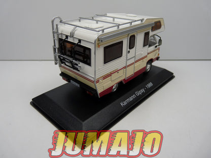 CC58 1/43 camping cars hachettes IXO : Volkswagen T3 Karmann Gipsy 1988