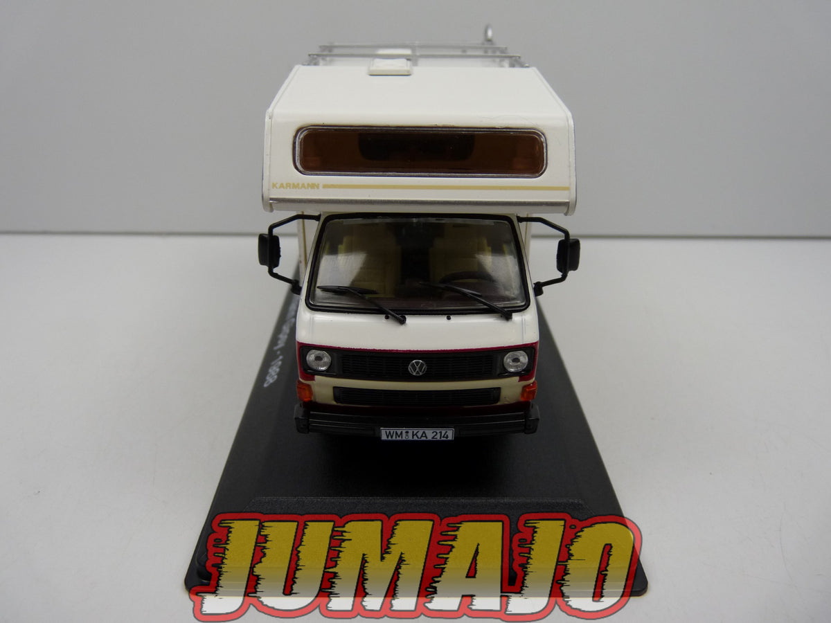 CC58 1/43 camping cars hachettes IXO : Volkswagen T3 Karmann Gipsy 1988