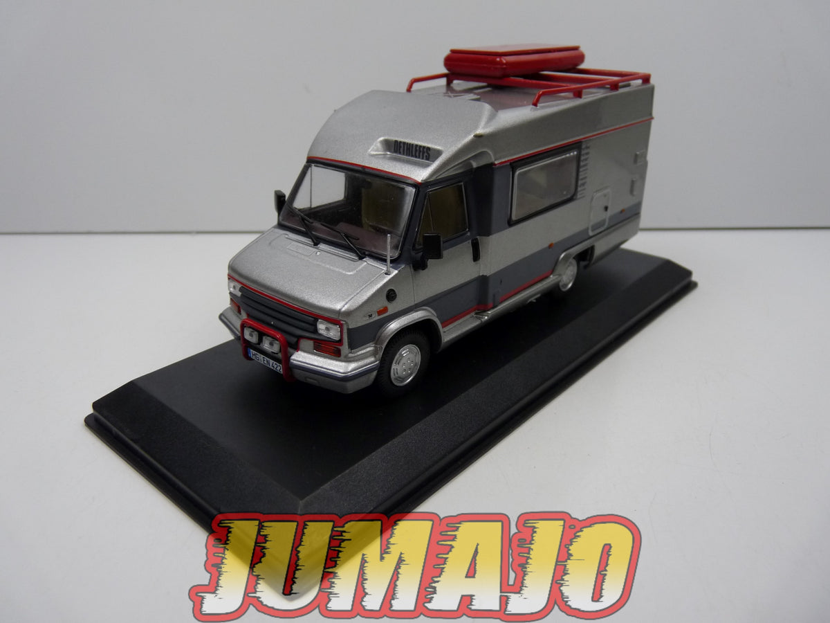 CC59 1/43 camping cars hachettes IXO : Dethleffs Globetrotter CD S 1986