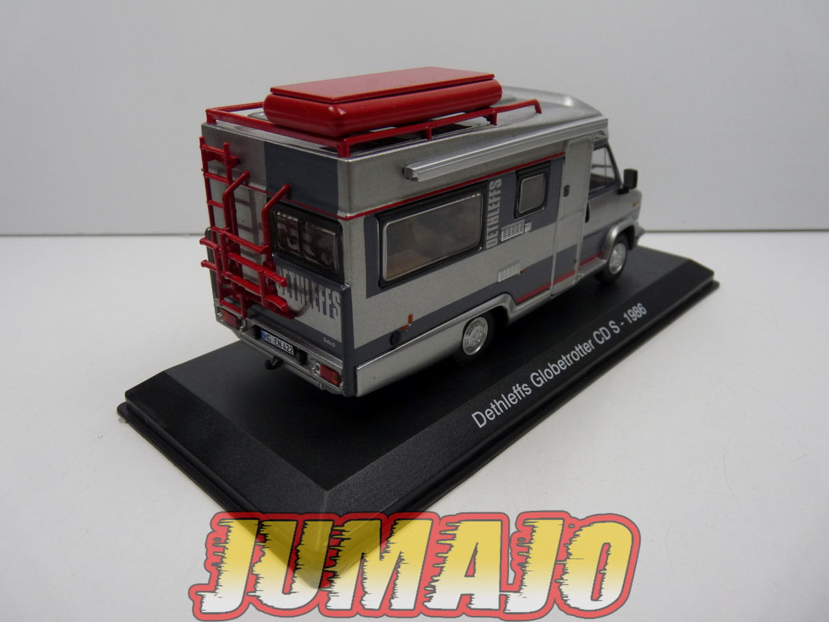 CC59 1/43 camping cars hachettes IXO : Dethleffs Globetrotter CD S 1986