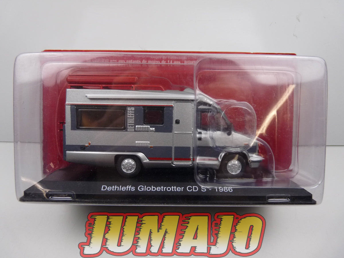 CC59 1/43 camping cars hachettes IXO : Dethleffs Globetrotter CD S 1986