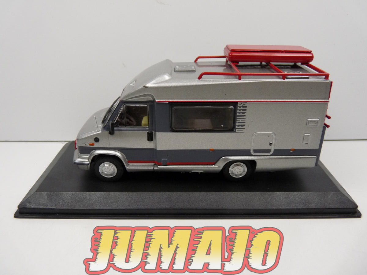 CC59 1/43 camping cars hachettes IXO : Dethleffs Globetrotter CD S 1986