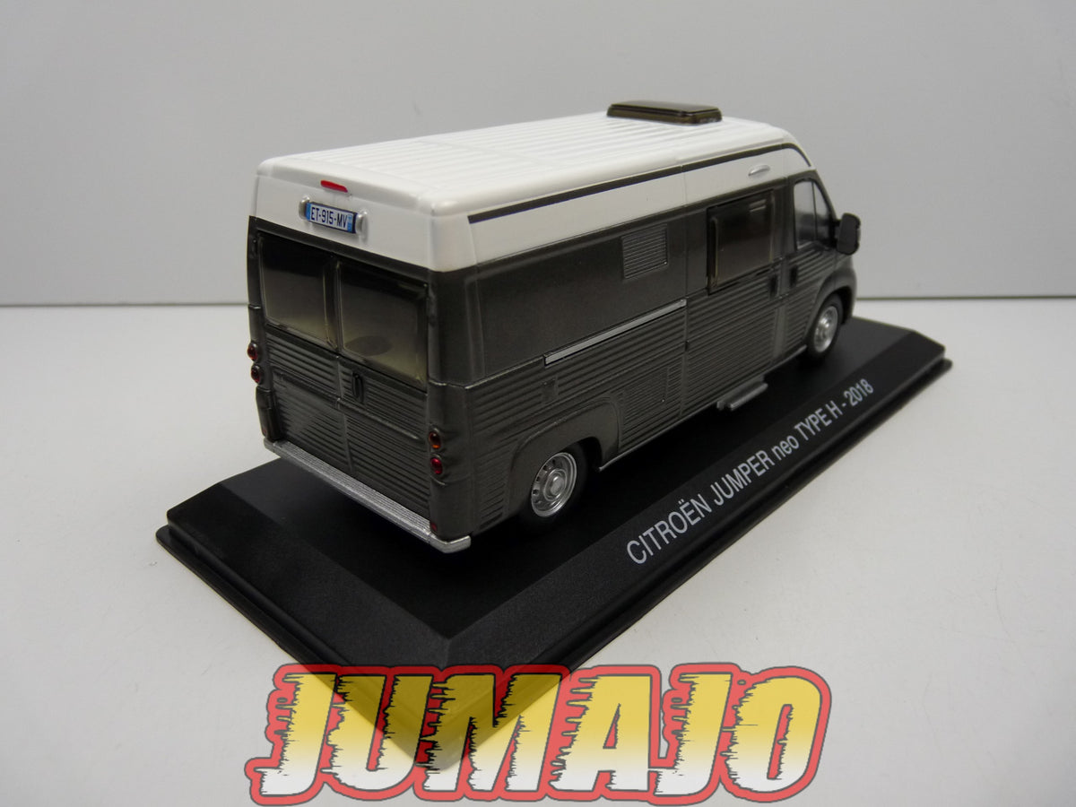 CC60 1/43 camping cars hachettes IXO : Citroën Jumper neo Type H 2018