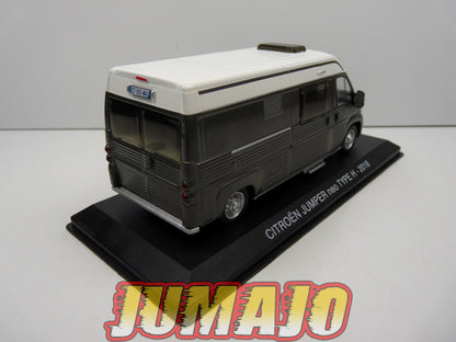 CC60 1/43 camping cars hachettes IXO : Citroën Jumper neo Type H 2018
