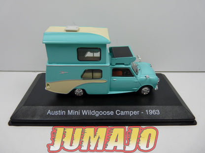 CC32 1/43 camping cars hachettes IXO : Austin Mini Wildgoose Camper 1963