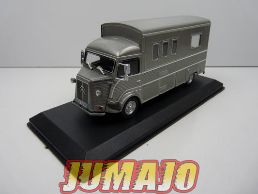 CCE2 1/43 camping cars hachettes IXO : Citroën Type H Currus 1973