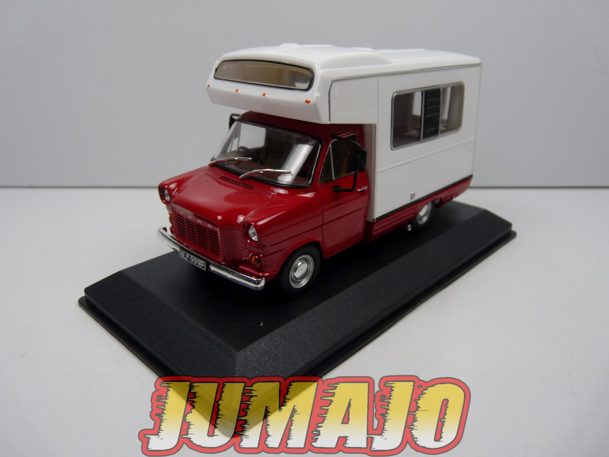 CC38 1/43 camping cars hachettes IXO : Ford Transit MKI Cl Autohome 1975