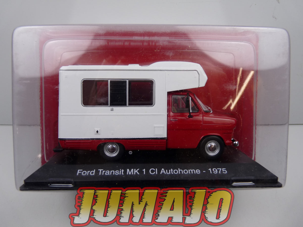 CC38 1/43 camping cars hachettes IXO : Ford Transit MKI Cl Autohome 1975