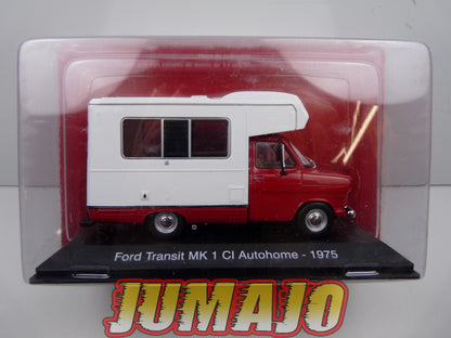 CC38 1/43 camping cars hachettes IXO : Ford Transit MKI Cl Autohome 1975