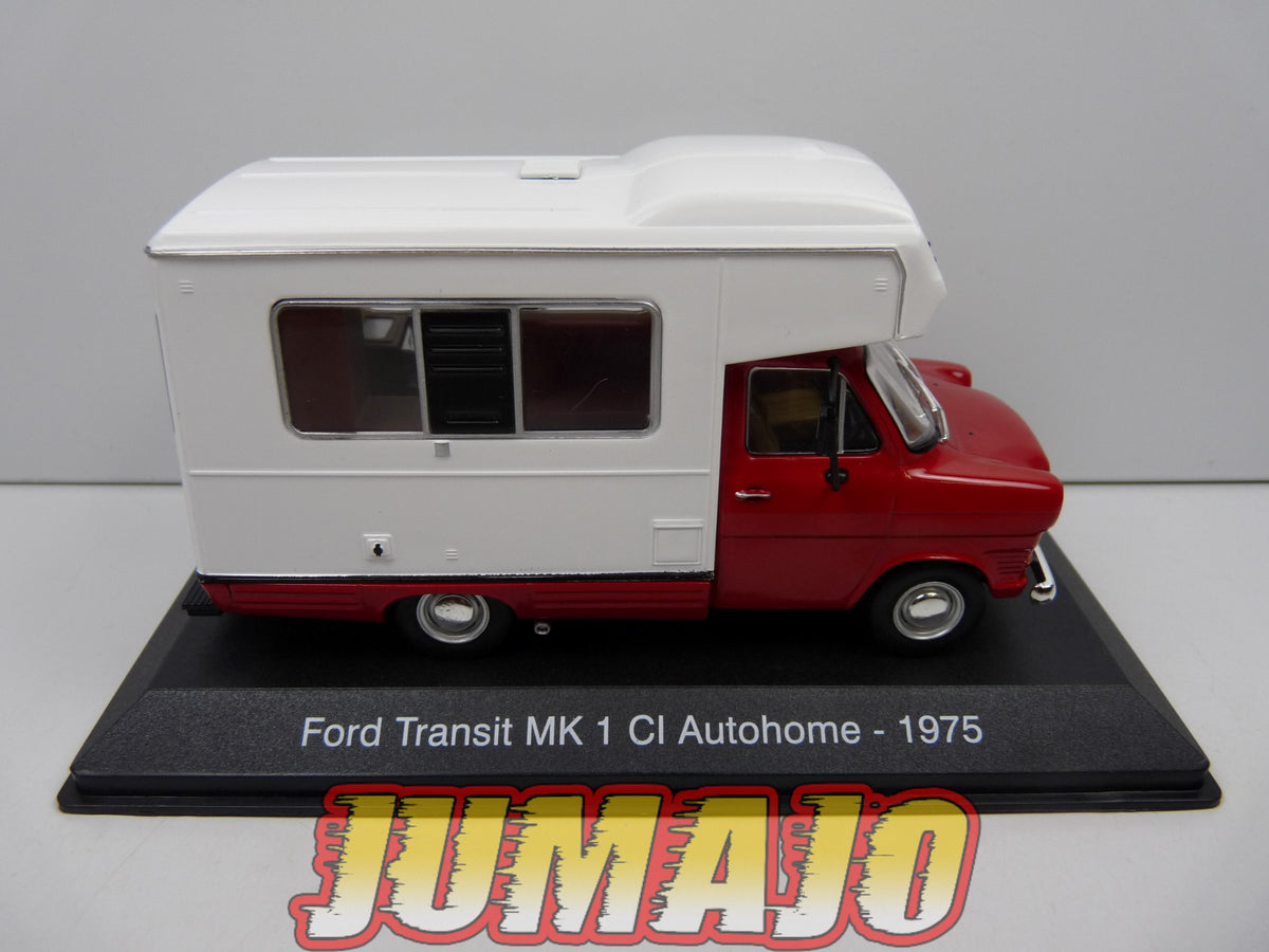 CC38 1/43 camping cars hachettes IXO : Ford Transit MKI Cl Autohome 1975