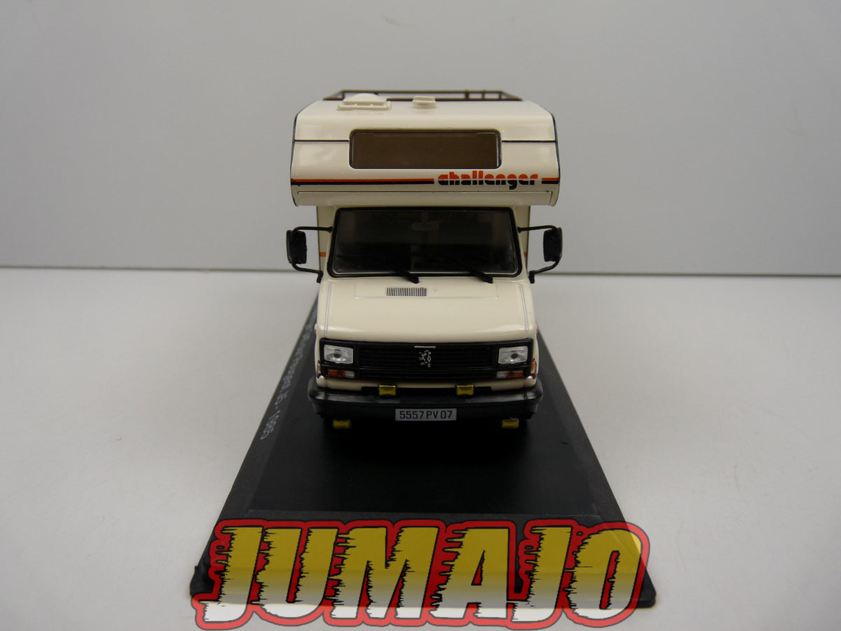 CC42 1/43 camping cars hachettes IXO : Peugeot J5 Gruau Challenger 340 1985