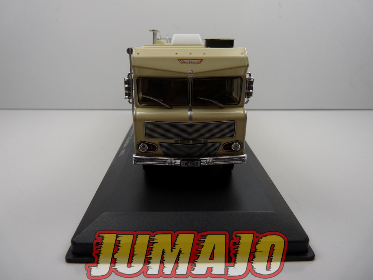 CCE7 1/43 camping cars hachettes IXO Winnebago D27 C Chieftain 1973 (The walking dead)