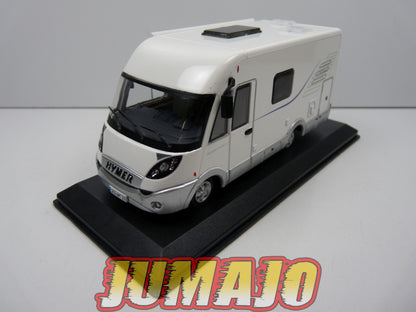 CCE8 1/43 camping cars hachettes IXO : Hymer Mercedes Classe-B 504 CL 2007