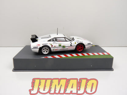 CF10 voiture 1/43 HACHETTES IXO FERRARI sport : 308 GTB Rally di Monza 1983 #2 Toivonen