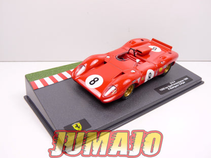 CF21 voiture 1/43 HACHETTES IXO FERRARI sport : 312 P 1000 km Spa 1969 #8