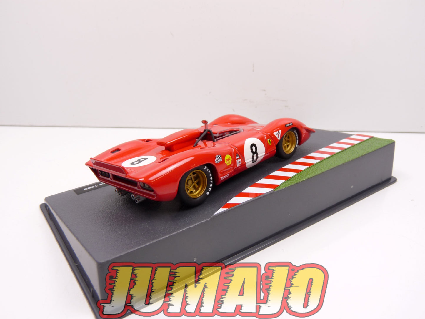 CF21 voiture 1/43 HACHETTES IXO FERRARI sport : 312 P 1000 km Spa 1969 #8