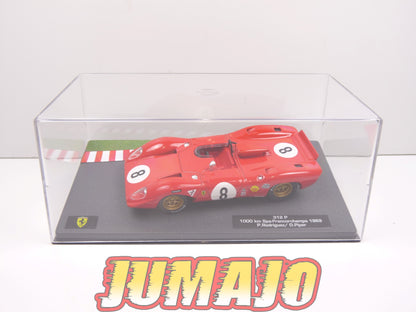 CF21 voiture 1/43 HACHETTES IXO FERRARI sport : 312 P 1000 km Spa 1969 #8