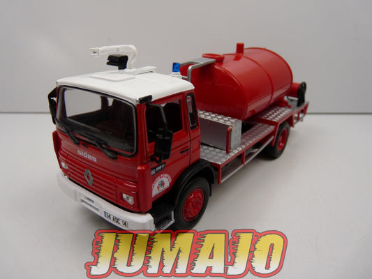 CPF104 Camion 1/43 Hachette IXO Pompiers : RENAULT M200 Citerne Sides