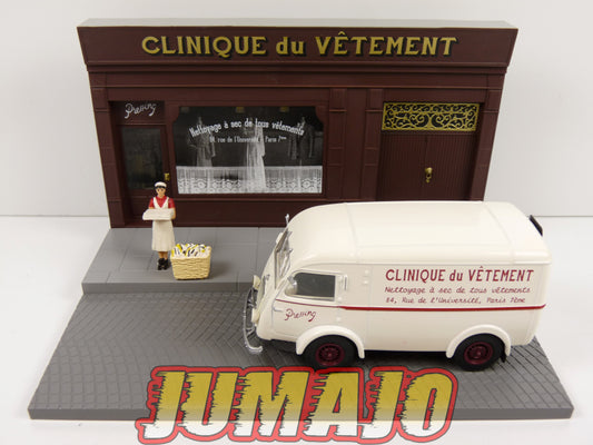 DIO13 Voiture + diorama 1/43 IXO : métiers de france Renault R2060  E1 Clinique du Vêtement