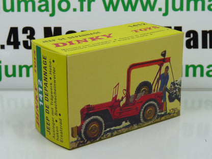 DT307 Voiture 1/43 réédition DINKY TOYS Atlas : JEEP de Depannage 1412