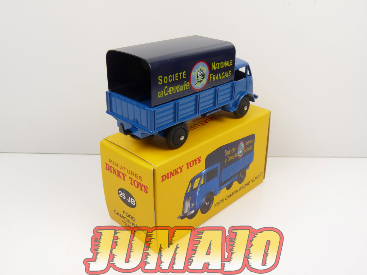 DT313 1/43 réédition DINKY TOYS Atlas : Ford camion Bâché SNCF 25JB