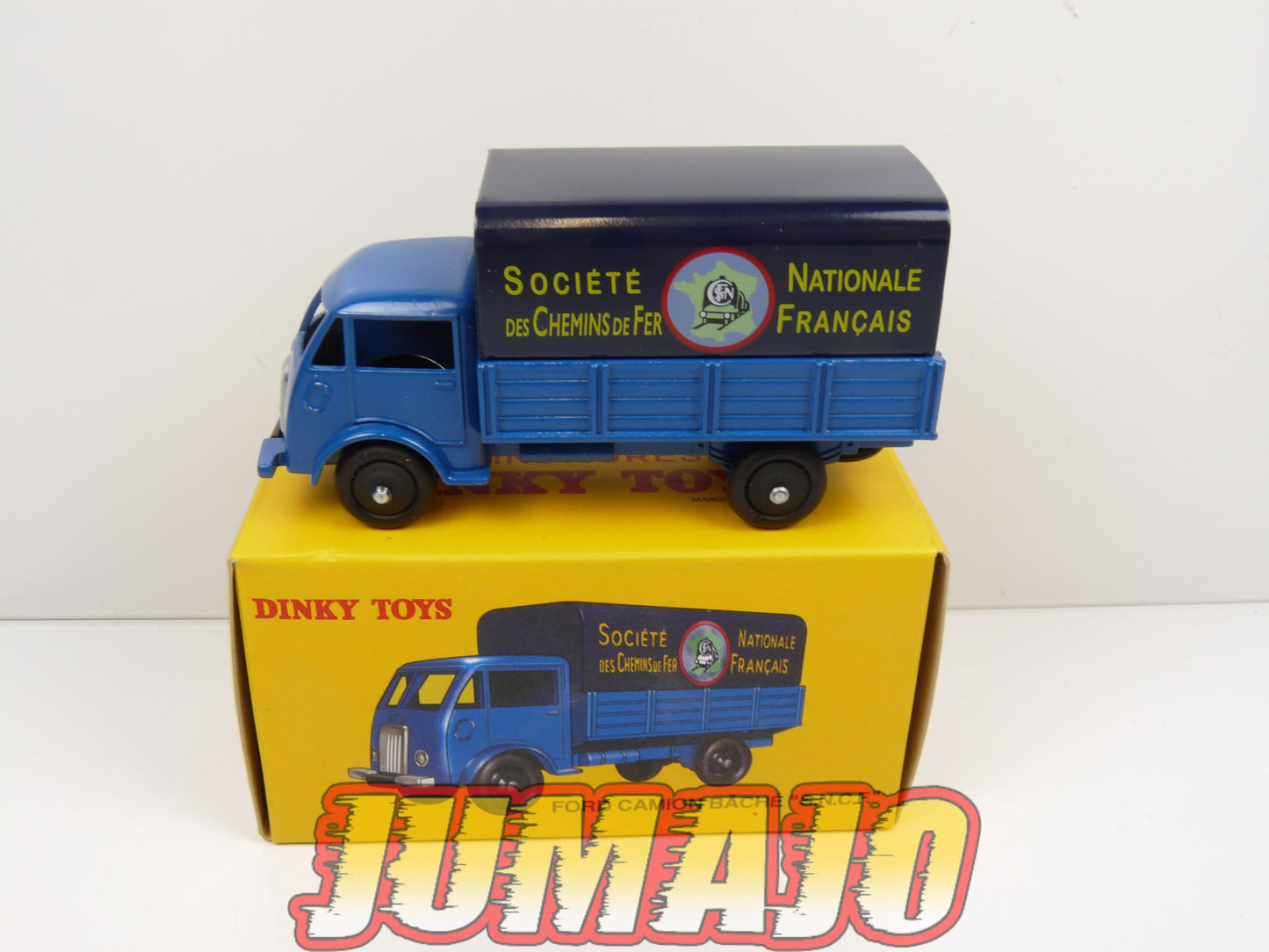 DT313 1/43 réédition DINKY TOYS Atlas : Ford camion Bâché SNCF 25JB