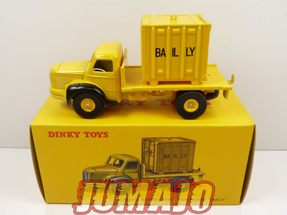 DT321 1/43 réédition DINKY TOYS Atlas : PLATEAU BERLIET AVEC CONTAINER "BAILLY" 58IN