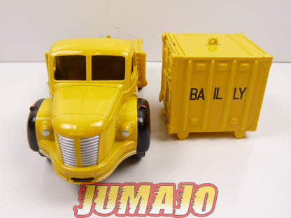 DT321 1/43 réédition DINKY TOYS Atlas : PLATEAU BERLIET AVEC CONTAINER "BAILLY" 58IN