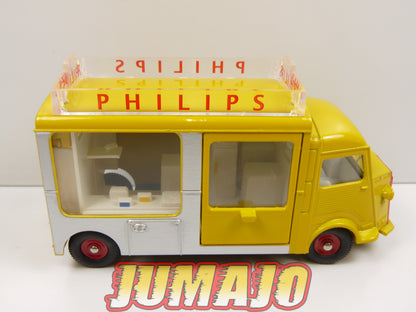 DT327 1/43 réédition DINKY TOYS Atlas : CAMIONNETTE CITROEN "PHILIPS" 587