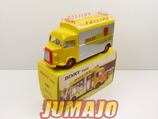 DT327 1/43 réédition DINKY TOYS Atlas : CAMIONNETTE CITROEN "PHILIPS" 587