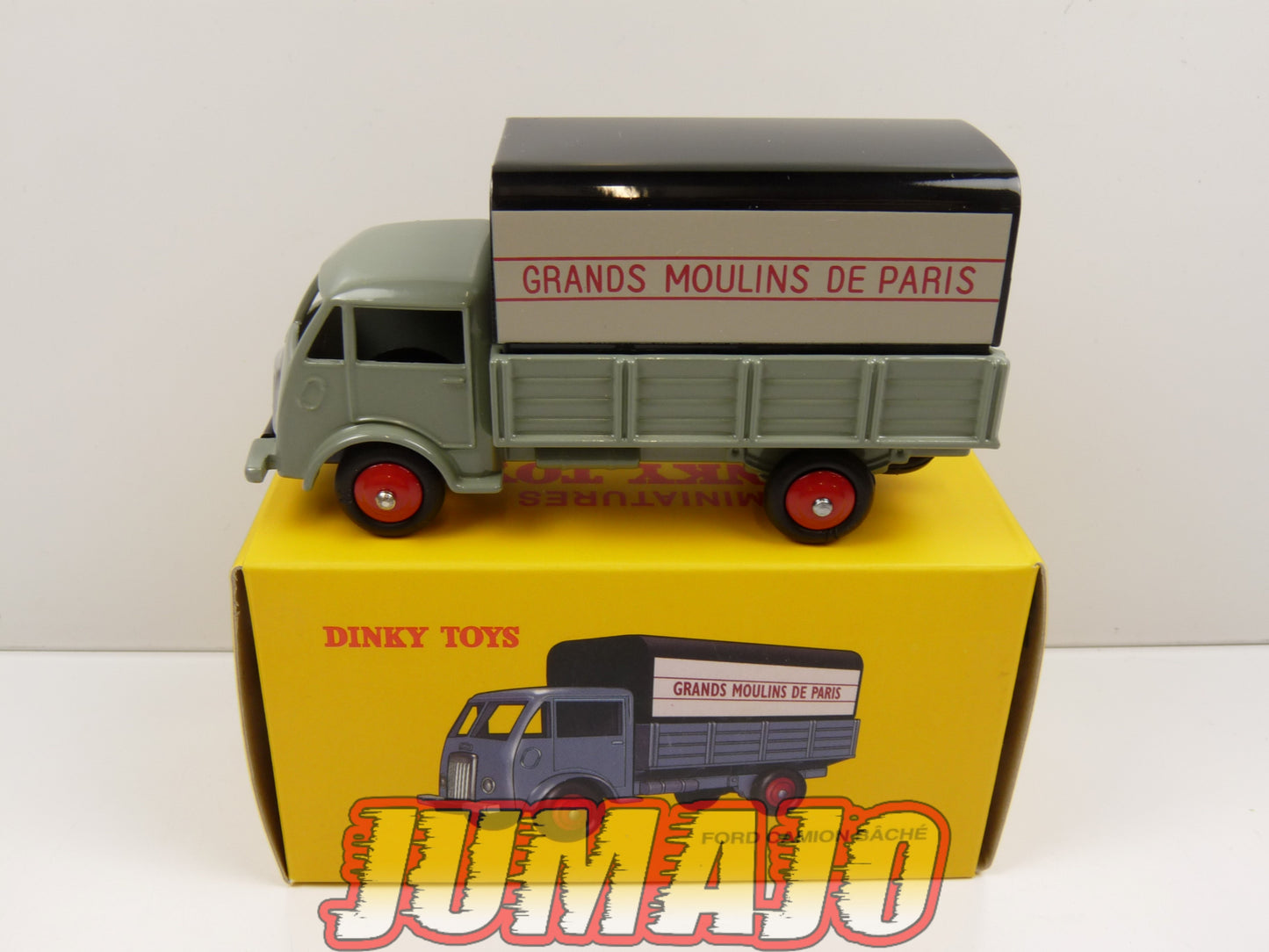 DT337 1/43 réédition DINKY TOYS Atlas : FORD CAMION BACHE 25 JV