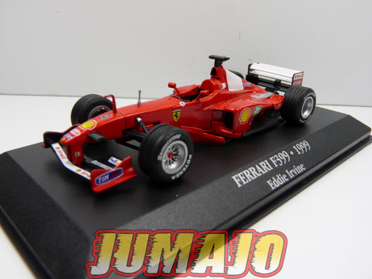 F1F24Z voiture atlas 1/43 F1 Ferrari Formule 1 champion : F399 1999 #4 E Irvine