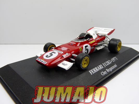 F1F5 voiture atlas 1/43 F1 Ferrari Formule 1 champion : 312B2 1971 #5 C Regazzoni