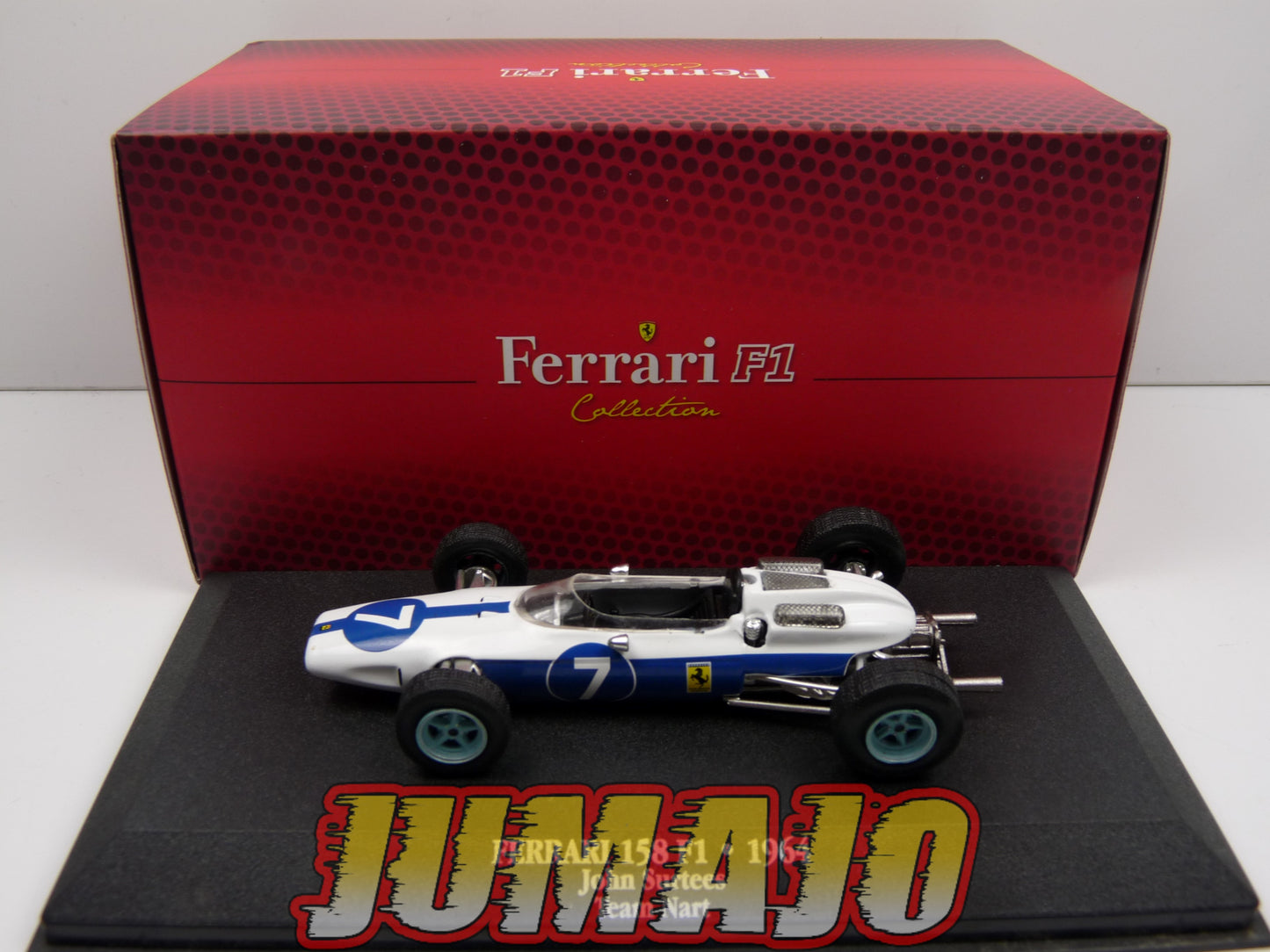 F1F8 voiture atlas 1/43 F1 Ferrari Formule 1 champion : 158 F1 1964 #7 J Surtees