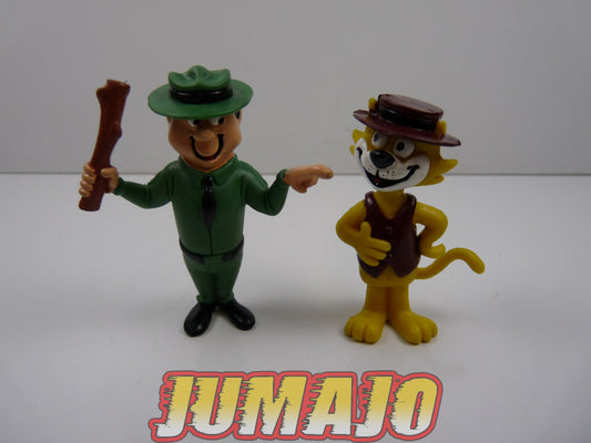 FIG11 lot 2 figurines PVC Hanna Barbera Comic Spain : Top cat + Rangers