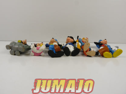 FIGZ lot 6 figurines PVC DISNEY BULLY 6cm : Mickey marin, courrier, outils, dinosaure