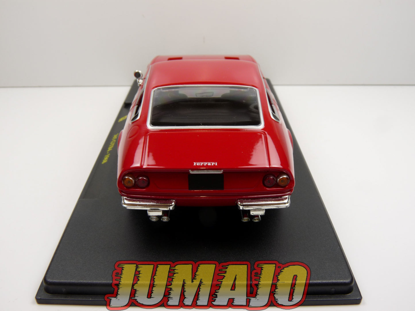 FVQ11 Voiture 1/24 BURAGO HACHETTE FERRARI GT BOITE CASSÉE : 365 GTB4 1968 Rouge