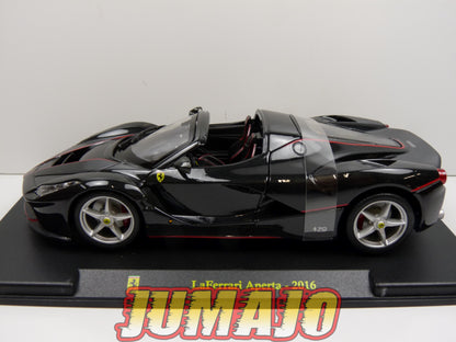 FVQ5 Voiture 1/24 BURAGO HACHETTE FERRARI GT : Enzo Ferrari 2002 Noire