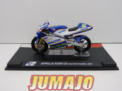 GP17 Moto GP 1/24 IXO : Aprilia RSW125 Hector Faubel 2005 #55