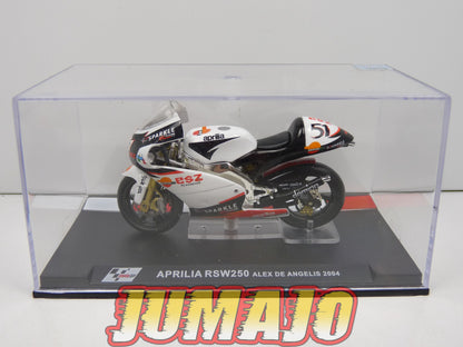 GP6 Moto GP 1/24 IXO : Aprilia RSW250 Alex de Angelis 2004 #51