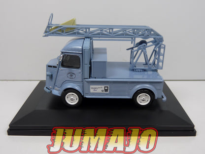 HY9 1/43 ELIGOR Hachettes CITROËN Type HY Plateau cabine EDF 1500 kg 1963