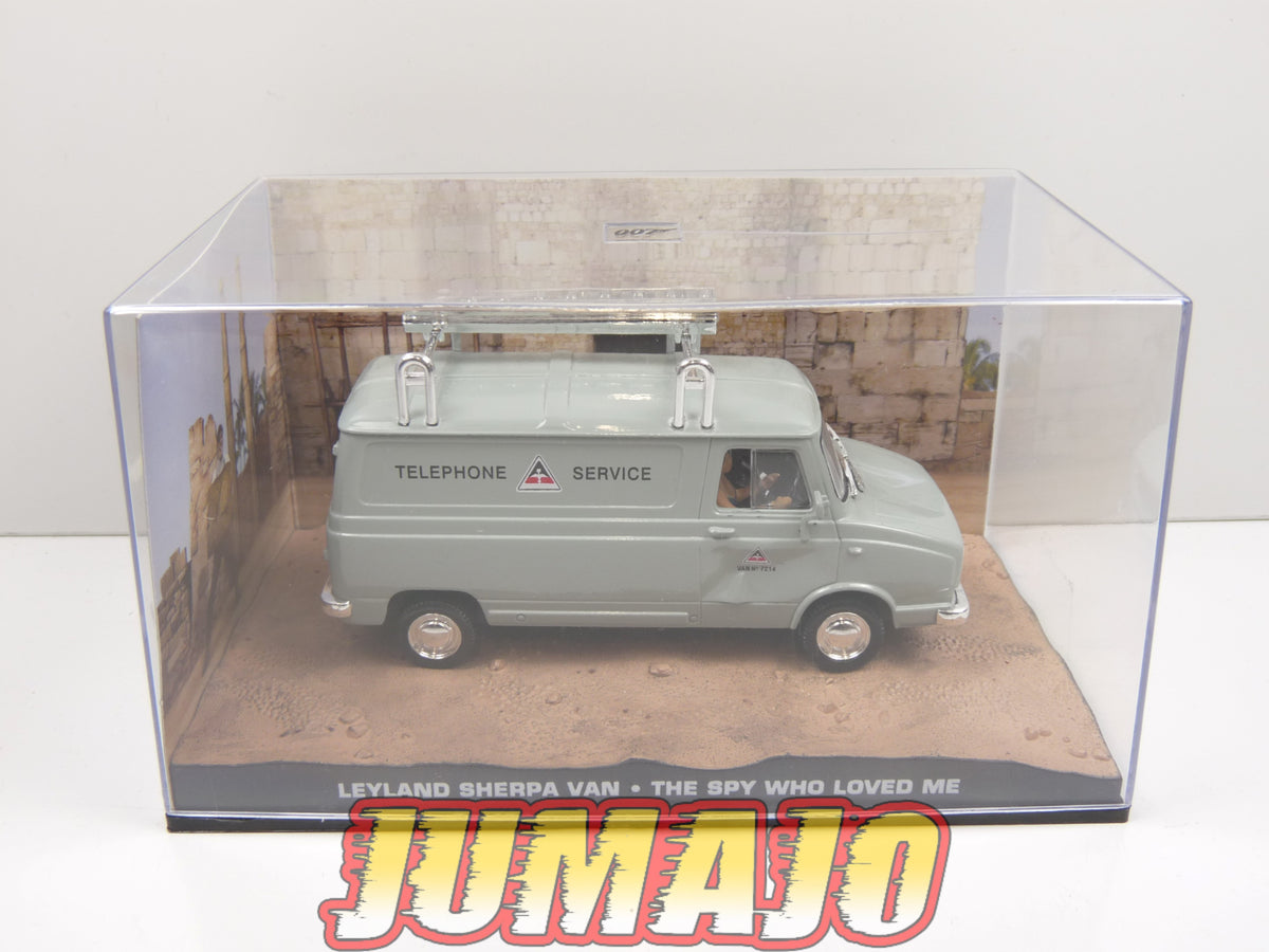 JB61 Voiture 1/43 IXO 007 JAMES BOND : Boite cassé LEYLAND sherpa van The spy who loved me