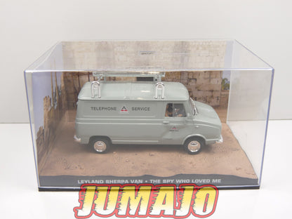 JB61 Voiture 1/43 IXO 007 JAMES BOND : Boite cassé LEYLAND sherpa van The spy who loved me