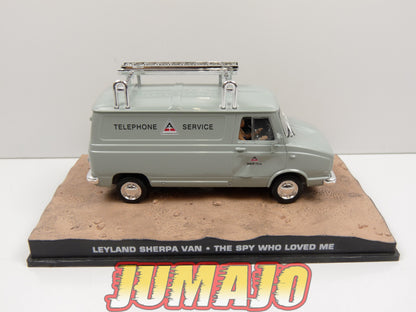 JB61 Voiture 1/43 IXO 007 JAMES BOND : Boite cassé LEYLAND sherpa van The spy who loved me